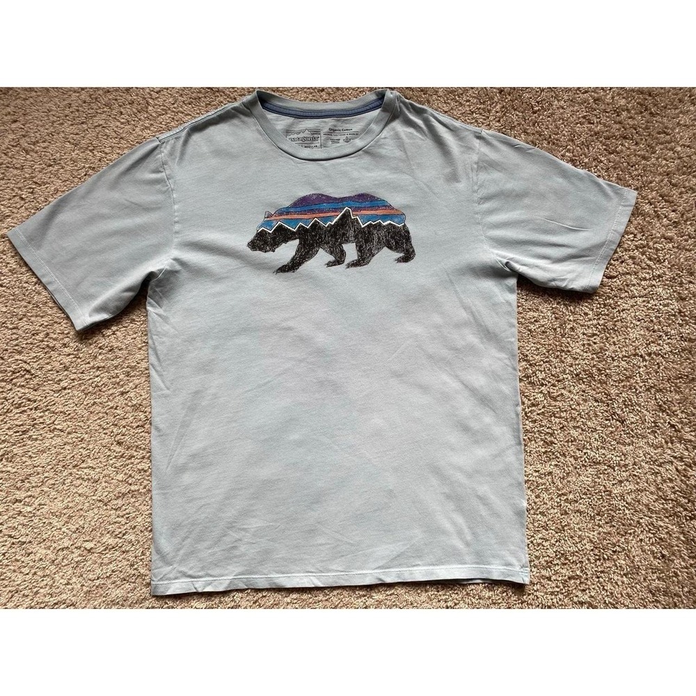 Patagonia Fitz Roy T Shirt Women XS Organic Cotton s38